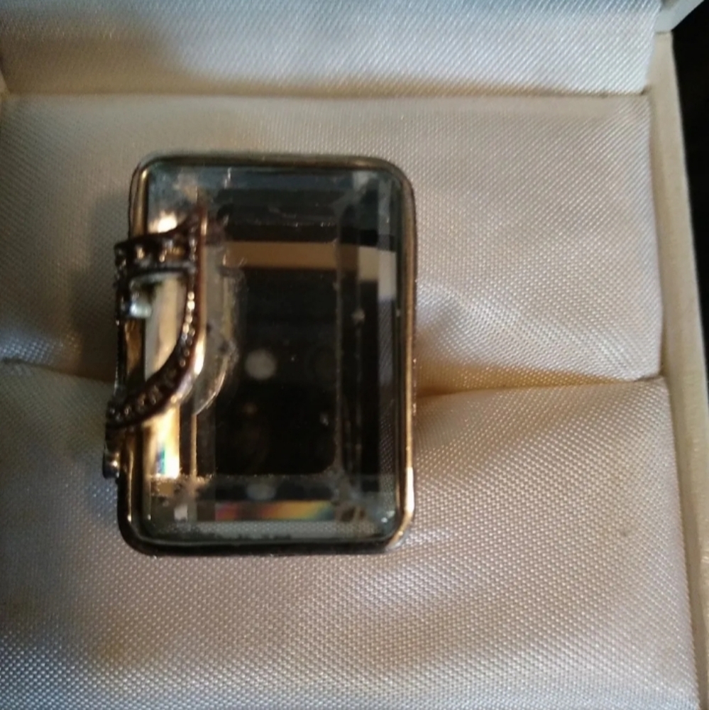 Huge vintage  dior ring size 7.5 1990s Y2k - Picture 5 of 7